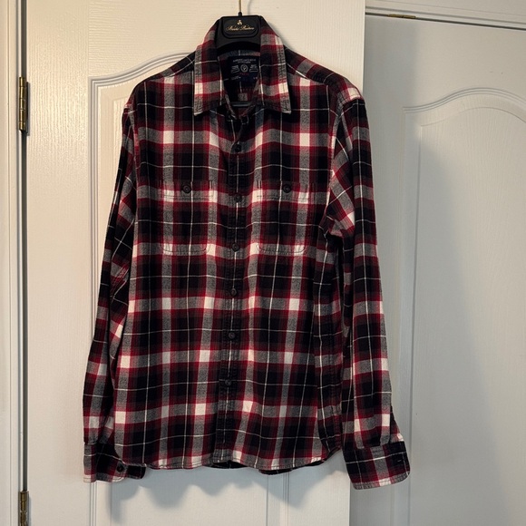 American Eagle Outfitters Other - American Eagle Outfitters Black and Red Plaid Shirt